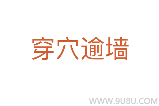 穿穴逾墻