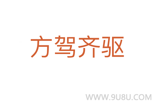 方駕齊驅(qū)