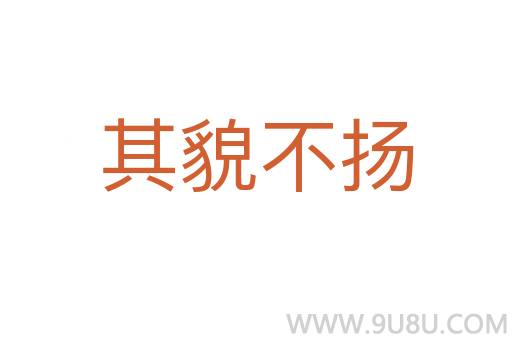其貌不揚(yáng)