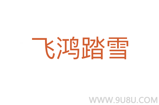 飛鴻踏雪