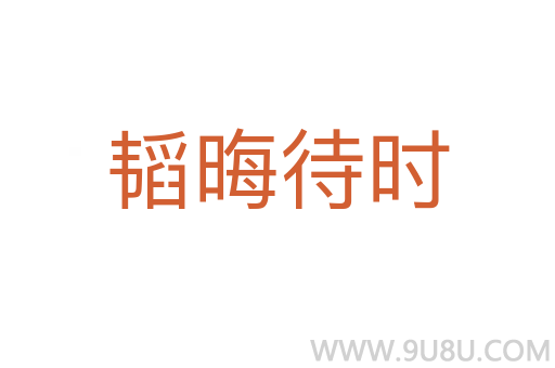 韜晦待時(shí)