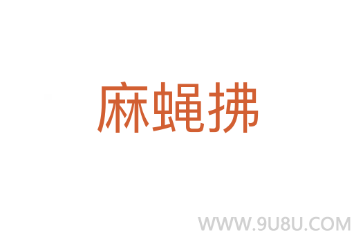 麻蠅拂