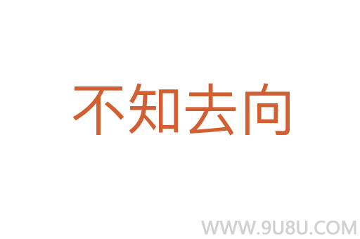 不知去向