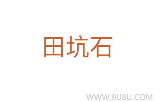 田坑石