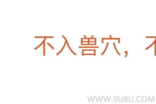 不入獸穴，不得獸子
