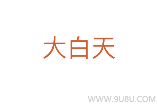 大白天