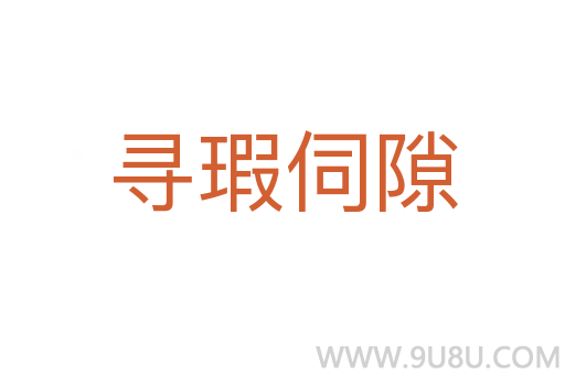 尋瑕伺隙