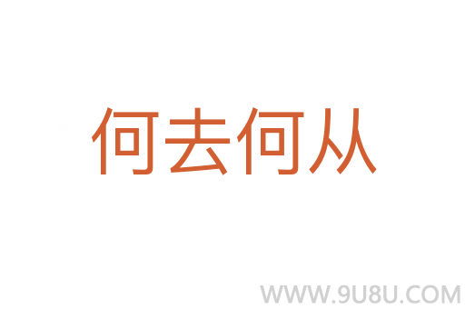 何去何從