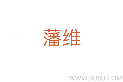 藩維