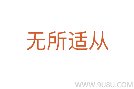 無所適從