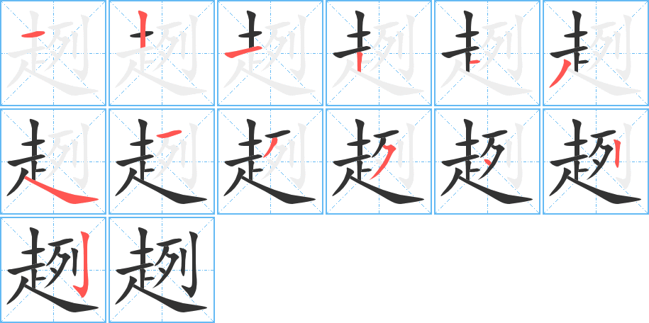 趔的筆順?lè)植窖菔?>
					
                    <hr />
                    <h2>趔的基本信息</h2>
                    <div   id=